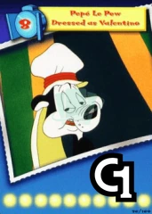 Pepé Le Pew Dressed as Valentino